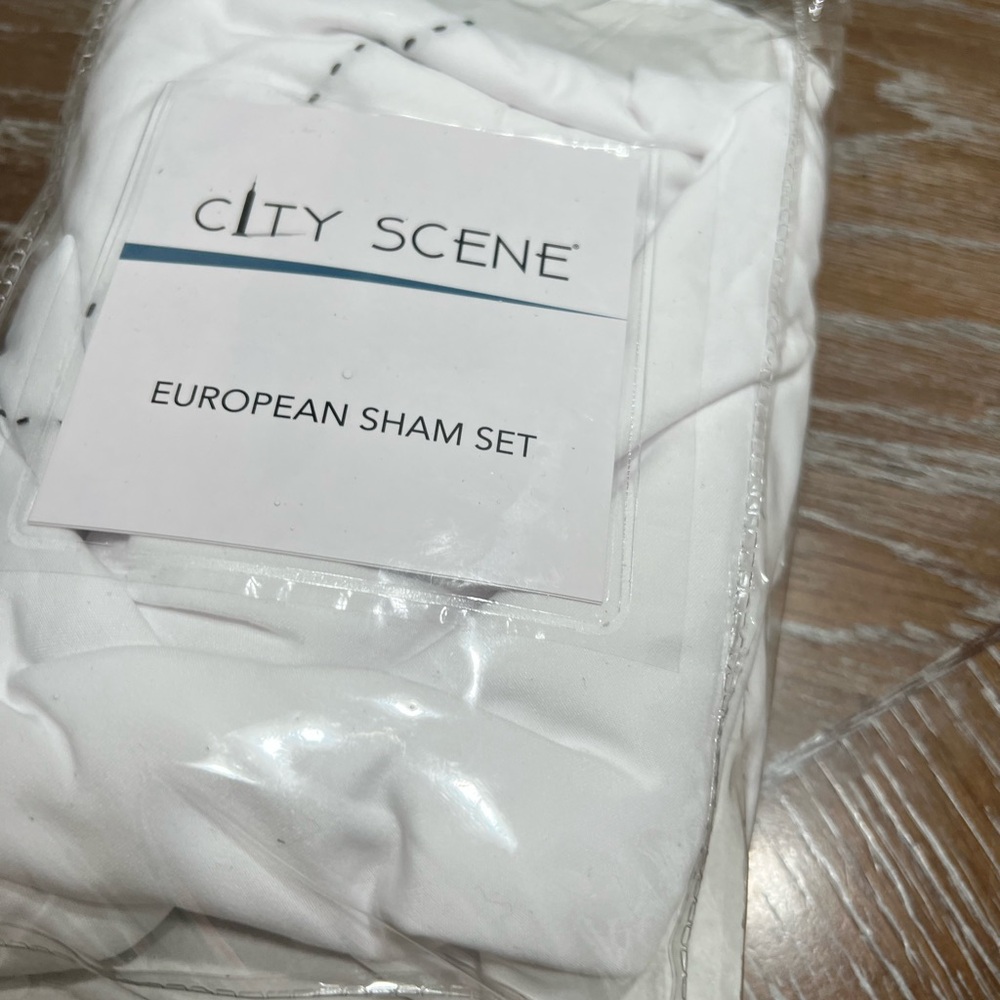 White European Sham Set
